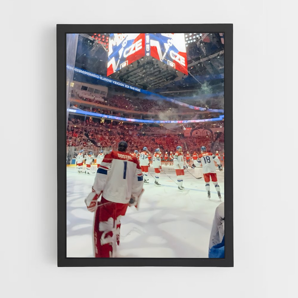 Poster L'Esprit du Hockey Czech – affiche Hockey sur glace (vue 2)